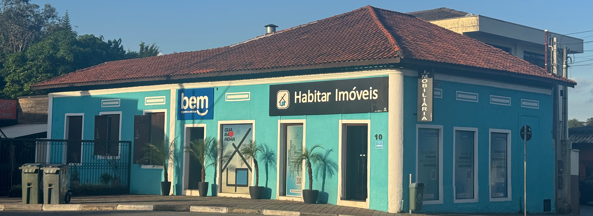 Fachada da empresa Habitar Imóveis